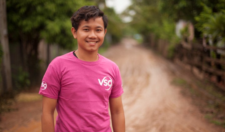 Community volunteer in Cambodia