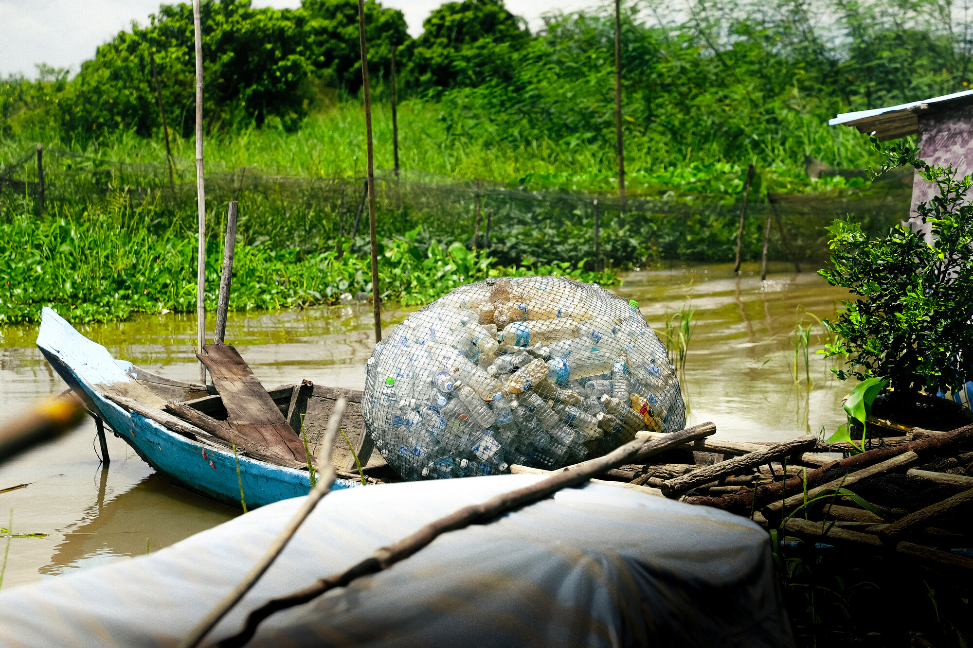 Plastic bottle collection