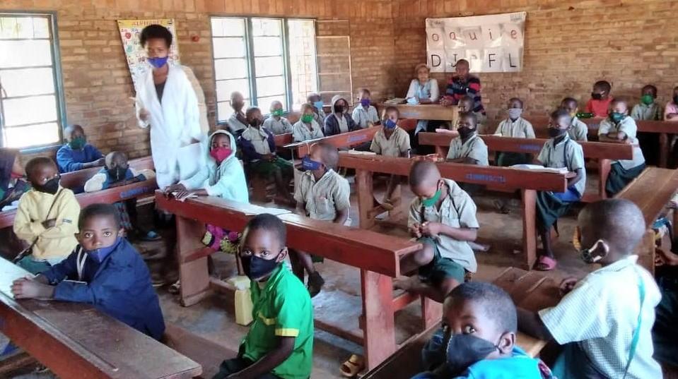 Rwandan classroom