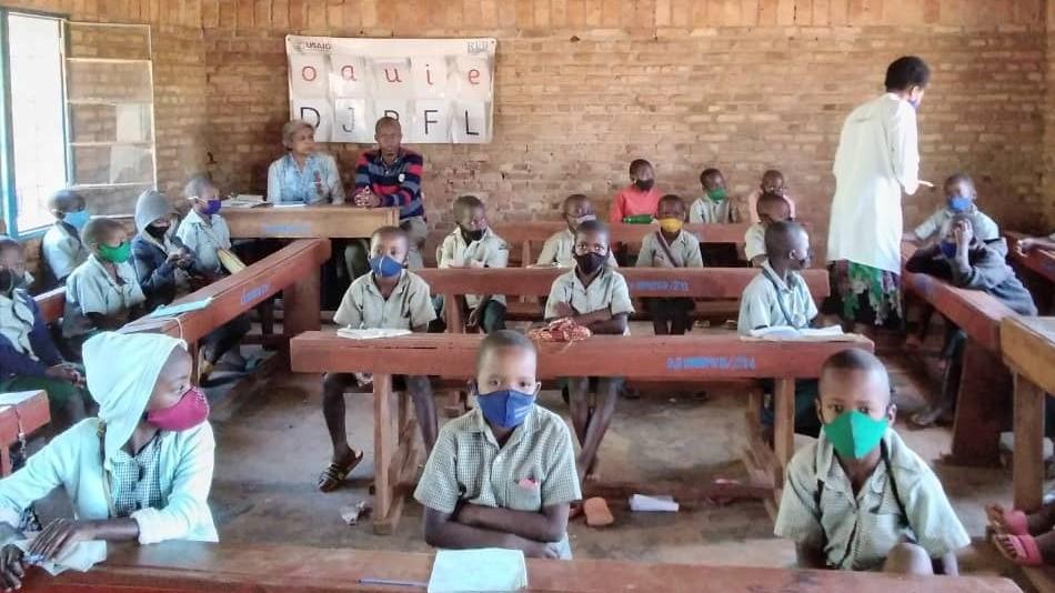 Rwandan classroom