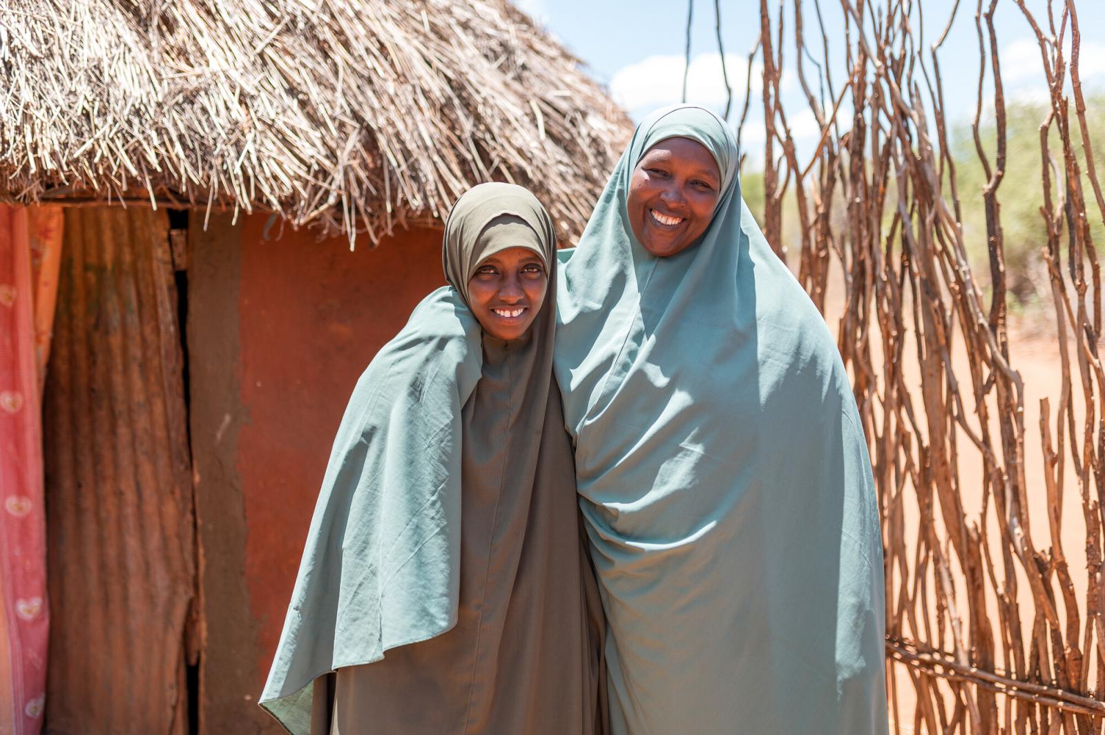 Smiling women