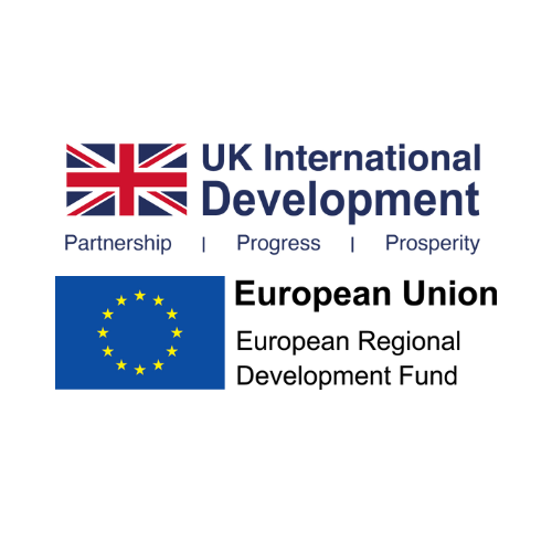 UK aid and EU logo