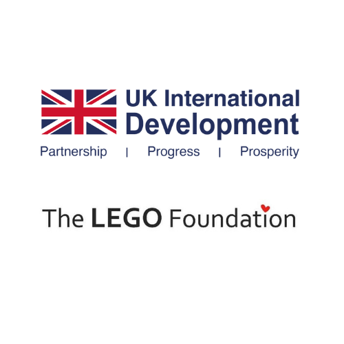 UK Aid and Lego Foundation logos