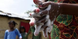 Nepal - Sisters for Sisters COVID response - handwashing in Parsa (69978)