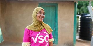 Rahma, a VSO community volunteer