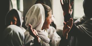 Girl in a classroom in Pakistan