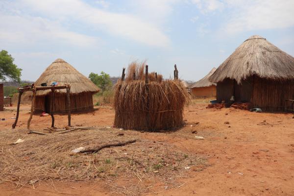 Makeshift and overcrowded homes in the communities surrounding Steve Gold mine.