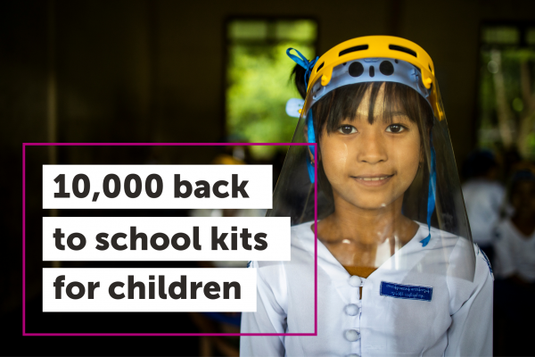 10,000 back to school kits for children