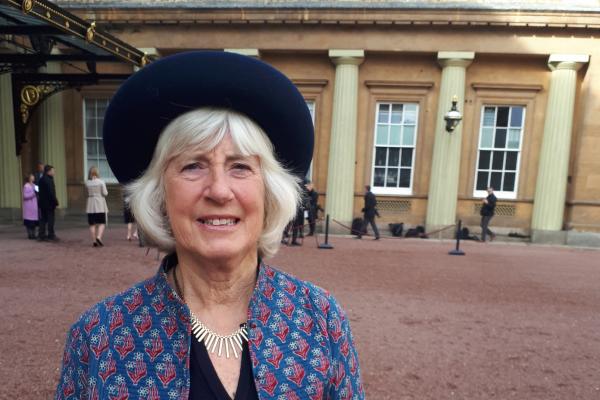 Ann with her OBE