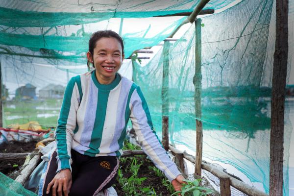 Serei with her floating garden