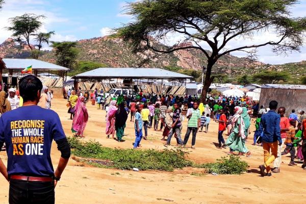 School visit, Ethiopia