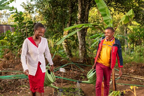 Farmers working in Kenya