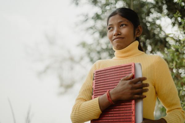 Nepalese school girl 