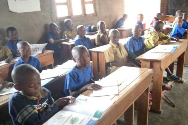 Children in classroom