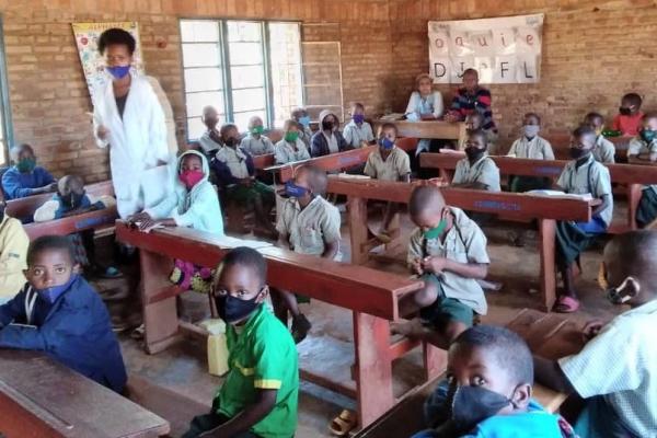 Rwandan classroom