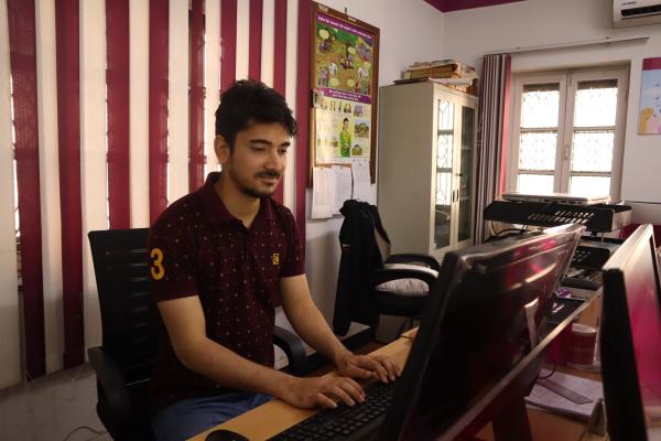 Raj in the Kathmandu office