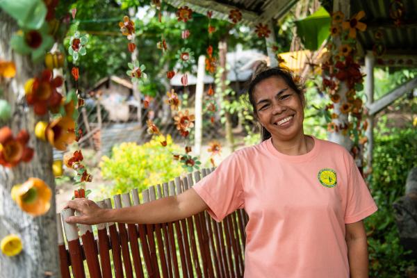 Smiling woman