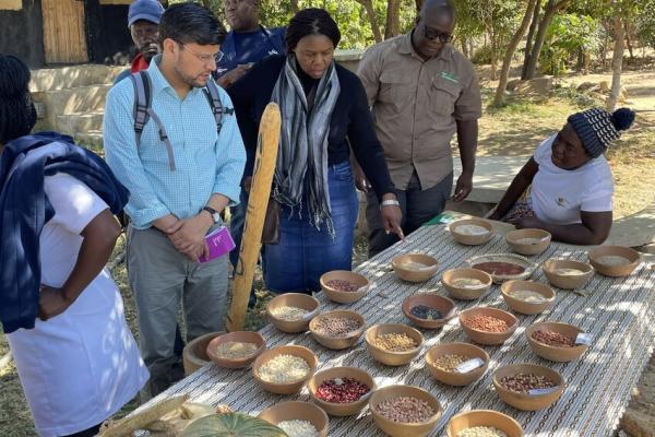 Partners visit the Shashe Agricultural School