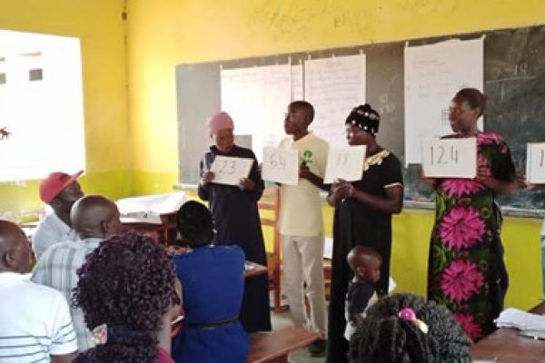 Faridah in the classroom