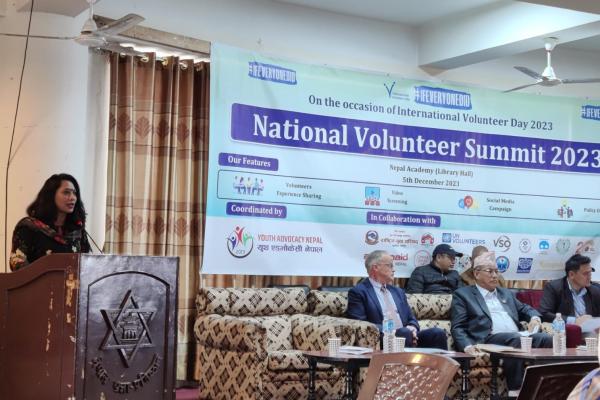 Shikha at the National Volunteering Summit 2023