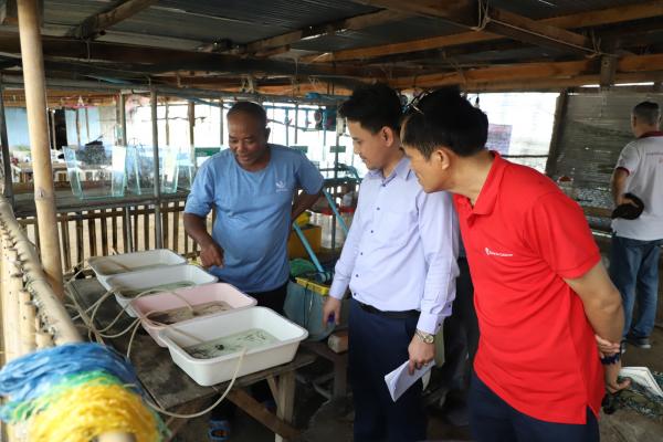 Community aquacultural training, Cambodia.