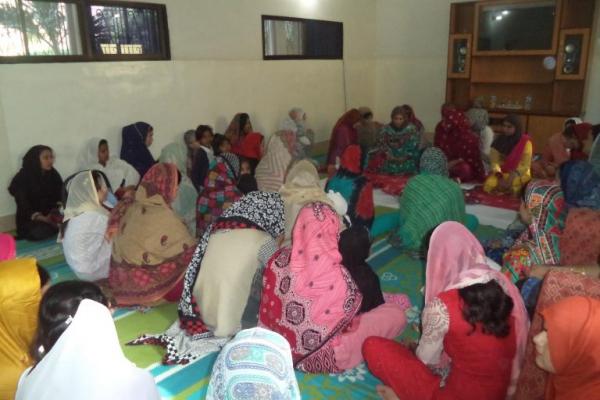 Pakistani women at Panah shelter, designed to help women in need, many who have faced domestic violence.